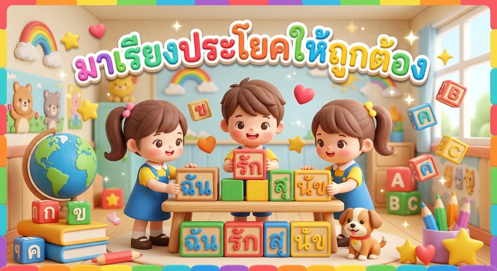ภาพปกเกม มาเรียงประโยคให้ถูกต้อง