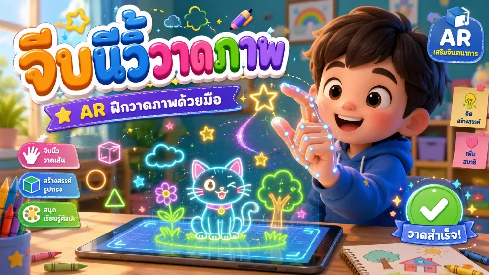ภาพปกเกม จีบนิ้ววาดภาพ