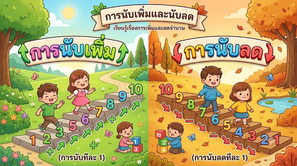 ภาพปกเกม การนับเพิ่มและนับลด