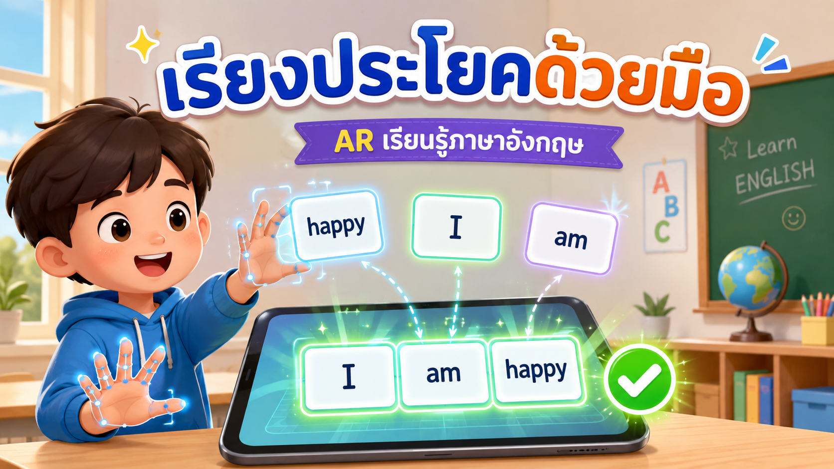 ภาพปกเกม เรียงประโยคด้วยมือ