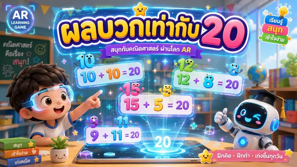 ภาพปกเกม ผลบวกเท่ากับ 20